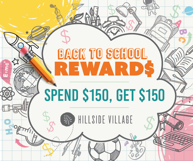 Hillside Village Cedar Hill TX Back To School Rewards