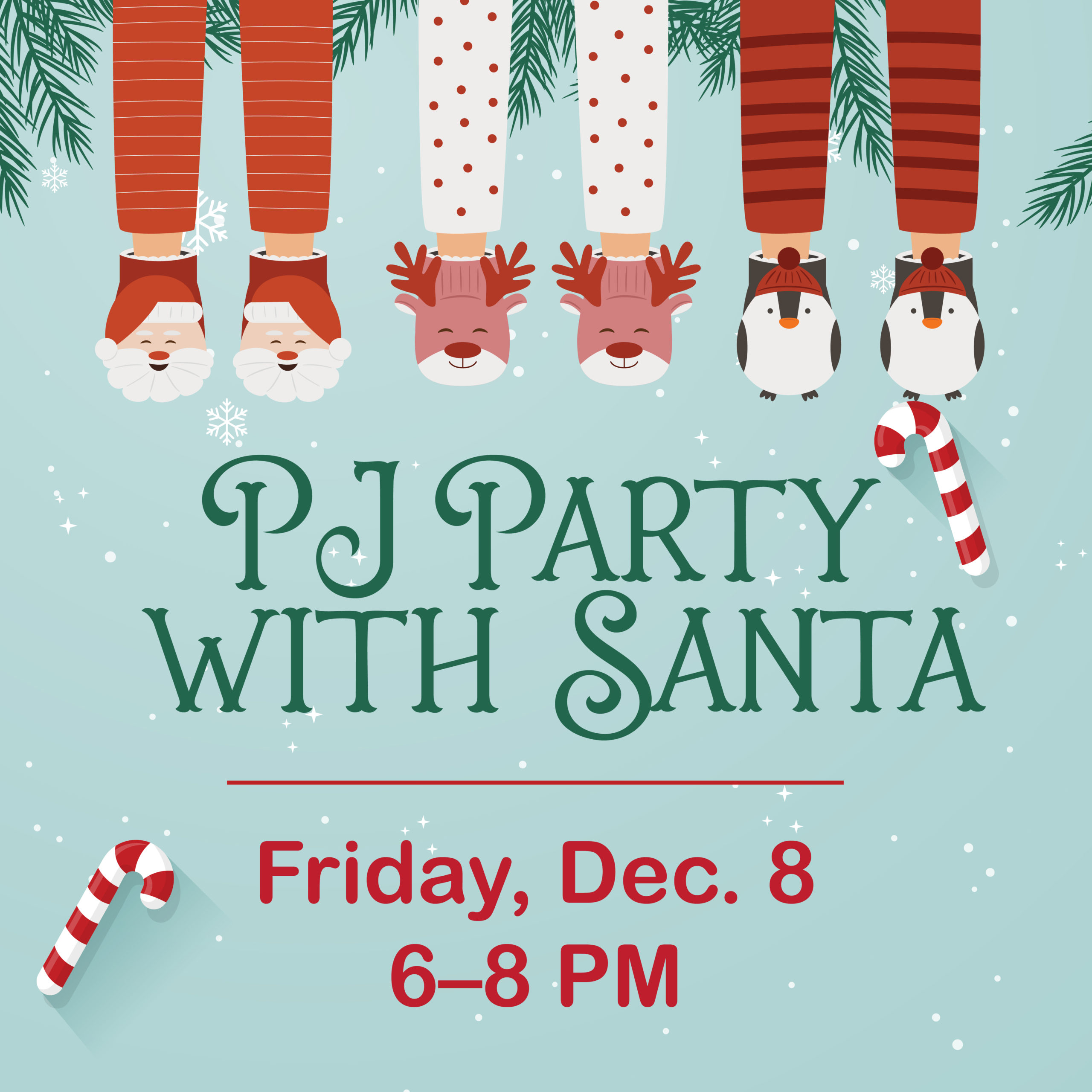 PJ Party with Santa